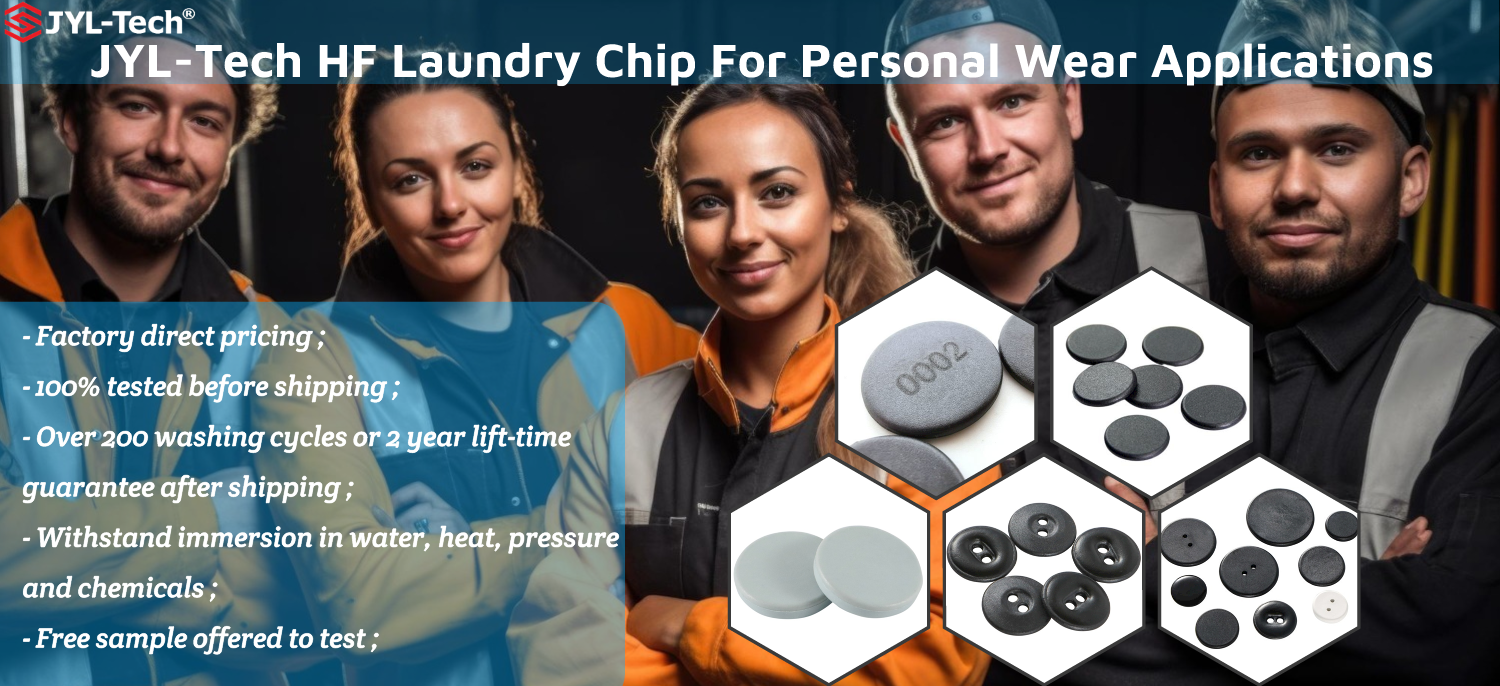 JYL-Tech HF Laundrychip for Personal Wear Applications And All Types of Personal Garment