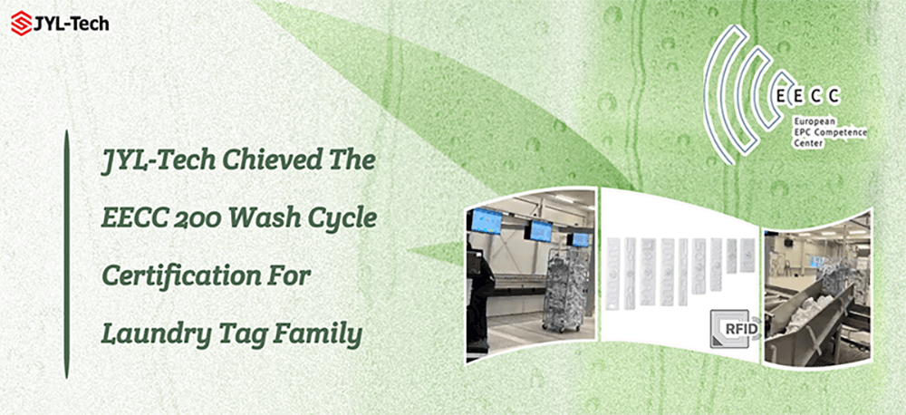 After The OEKO-TEX® Certification, JYL-Tech Achieved The EECC 200 Wash Cycle Certification for LaundryTag Family!