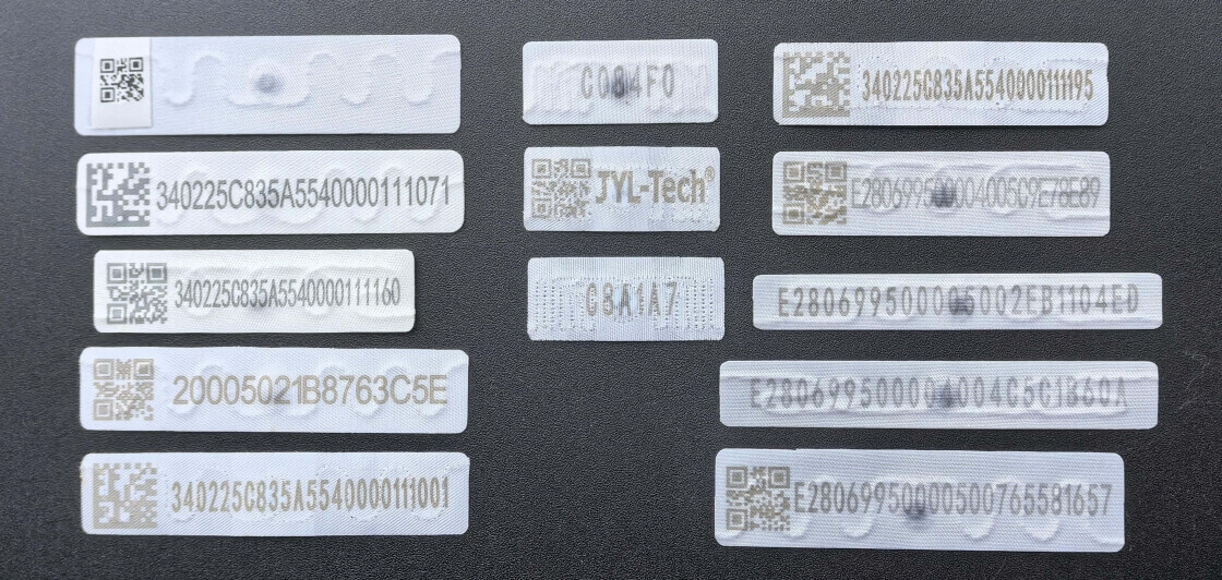 RFID laundry tag QR