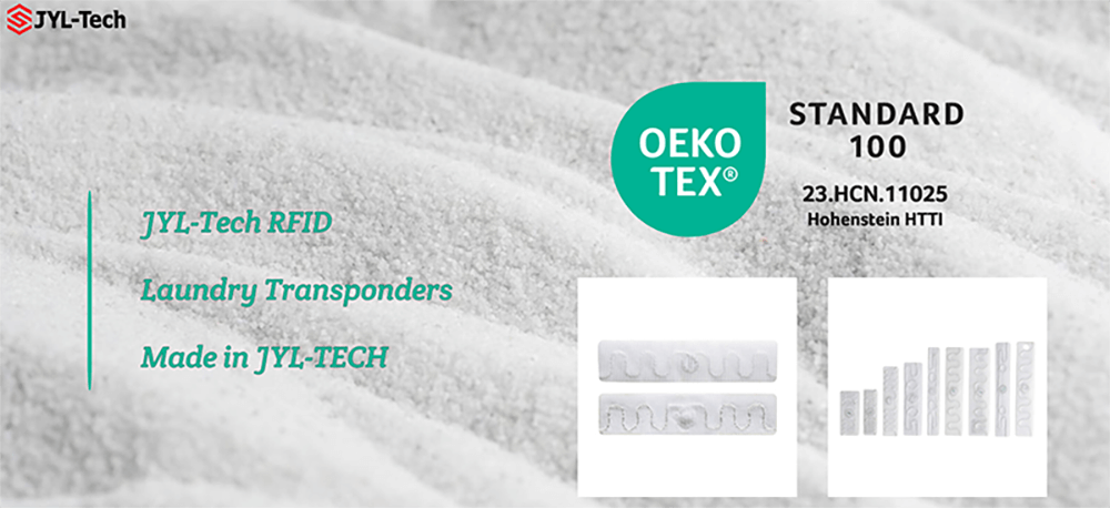 JYL-Tech RFID Laundry Transponders Are Now OEKO-TEX® Certified!